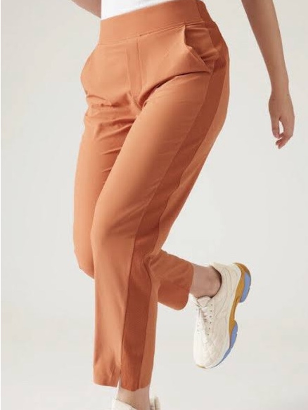 EUC Athleta Brooklyn Ankle Pant-Orange-Size 10